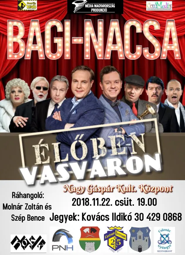 Bagi Nacsa műsora élőben