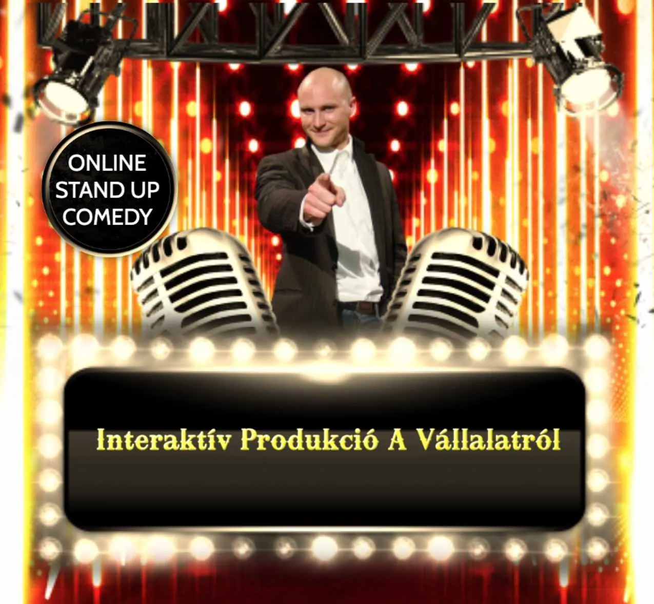 Online stand up comedy céges rendezvényre