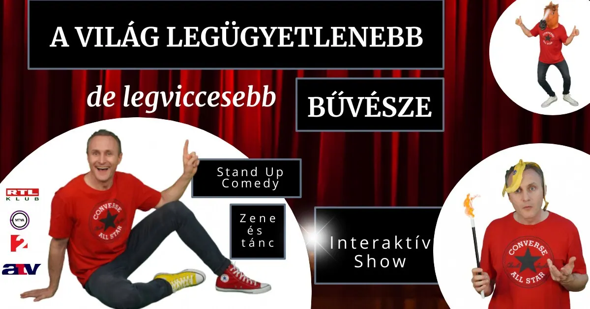 A Világ Legügyetlenebb Bűvésze - bűvészműsor gyerekeknek