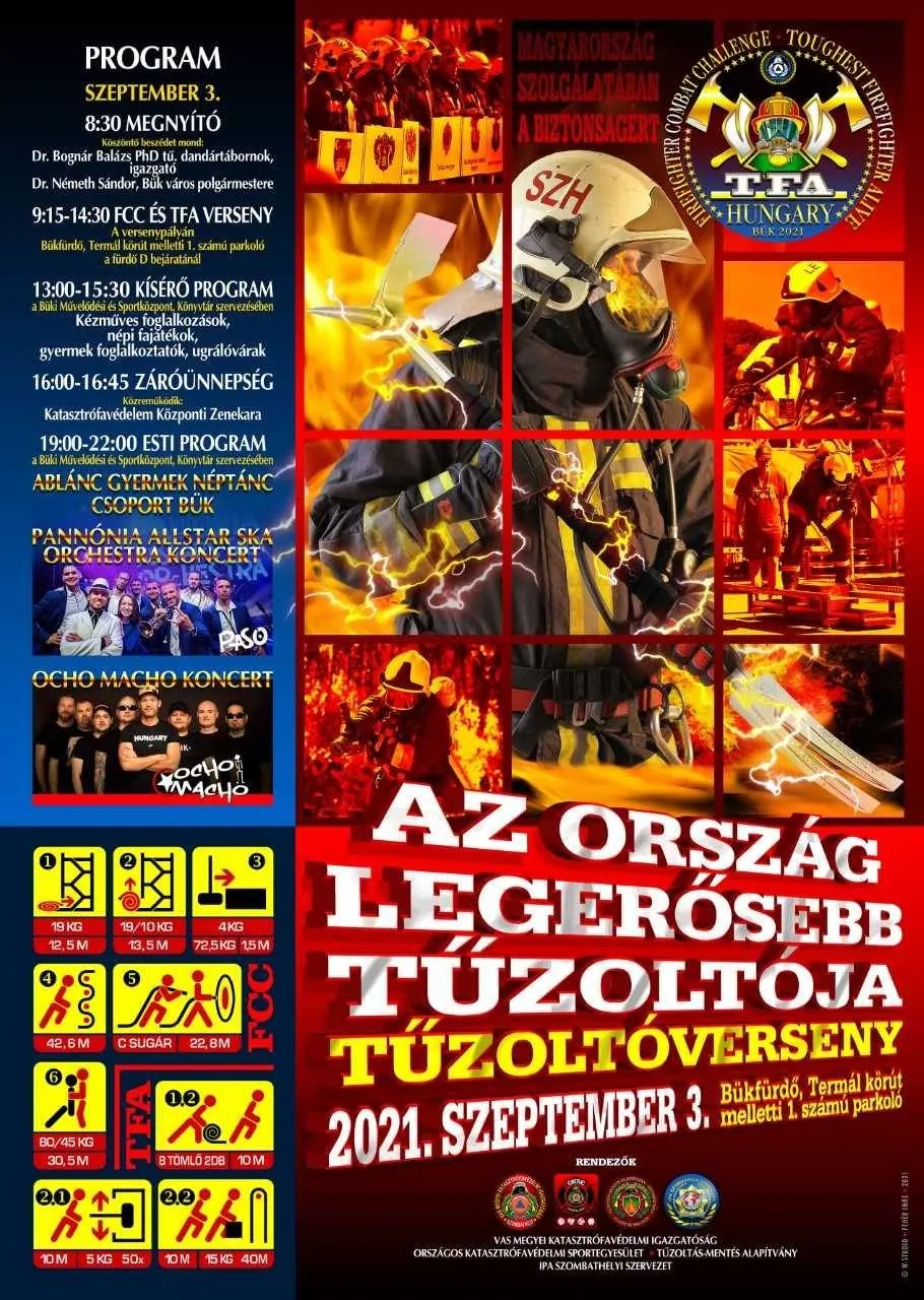 Az ország legerősebb tűzoltója verseny 2021