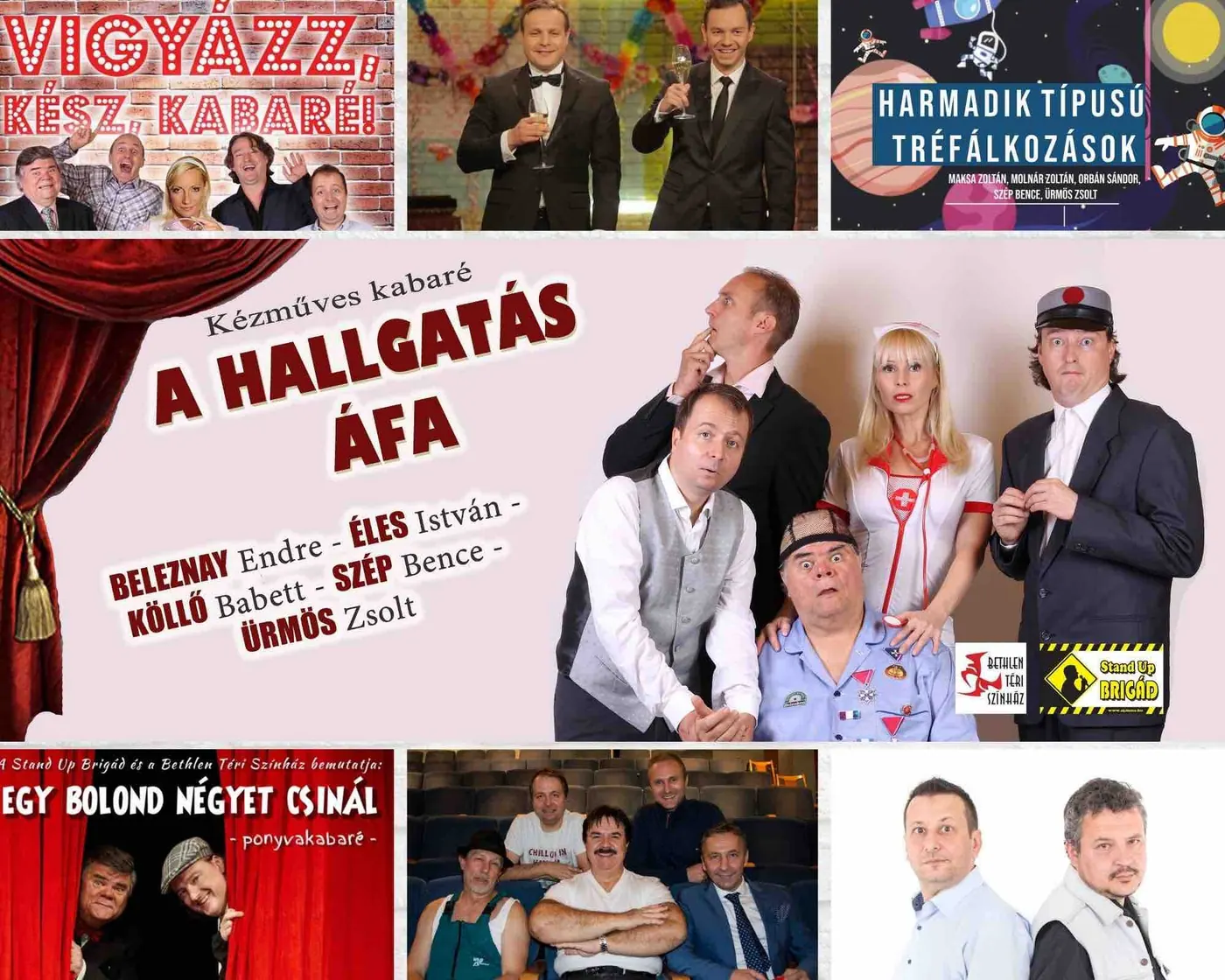 Kabaréműsor rendelés - a Stand Up Brigád kabaré-előadásai